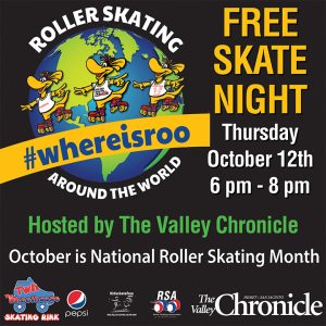 Free skate night at Wheelhouse Oct. 12ng - Cover Image