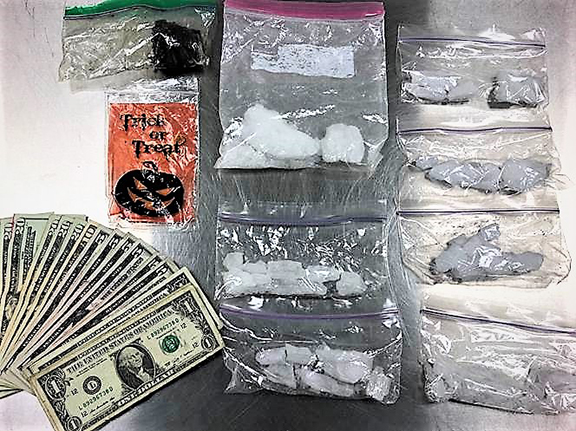 Hemet Police discover hard drugs after traffic  - Cover Image